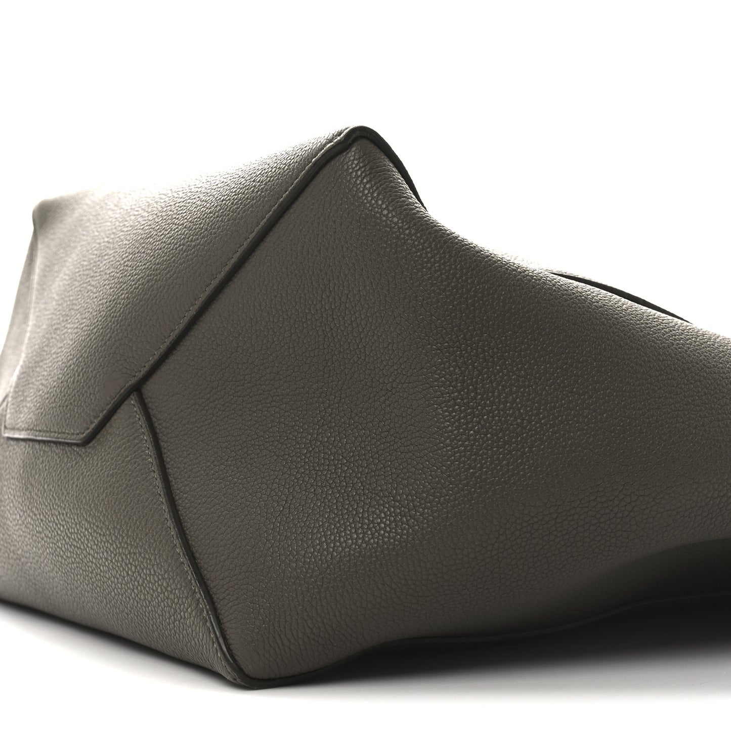 Soft Grained Calfskin Small Belt Cabas Phantom Taupe