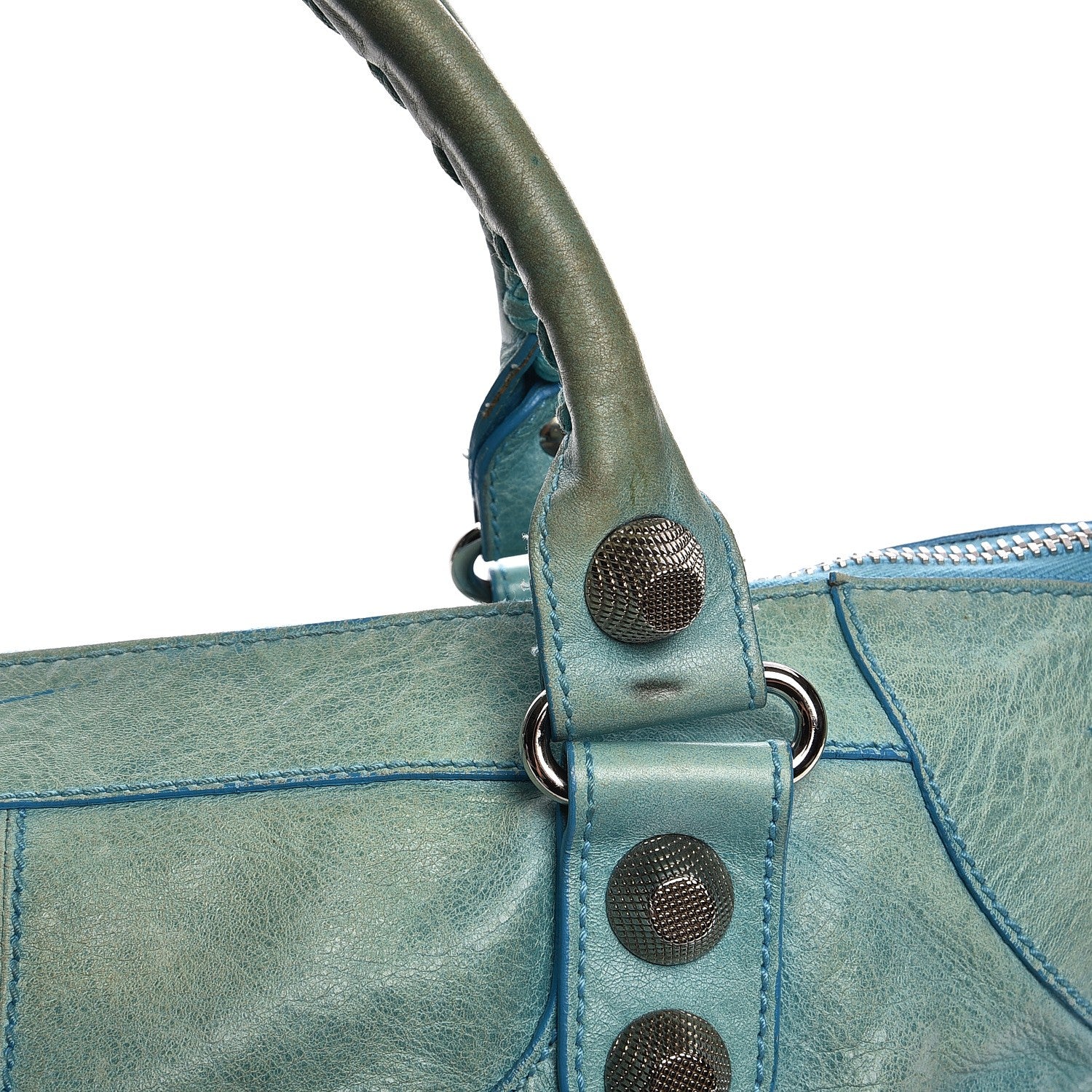 Balenciaga Agneau Giant 21 Silver Hardware Work Sky Silver Hardware 12 of 19