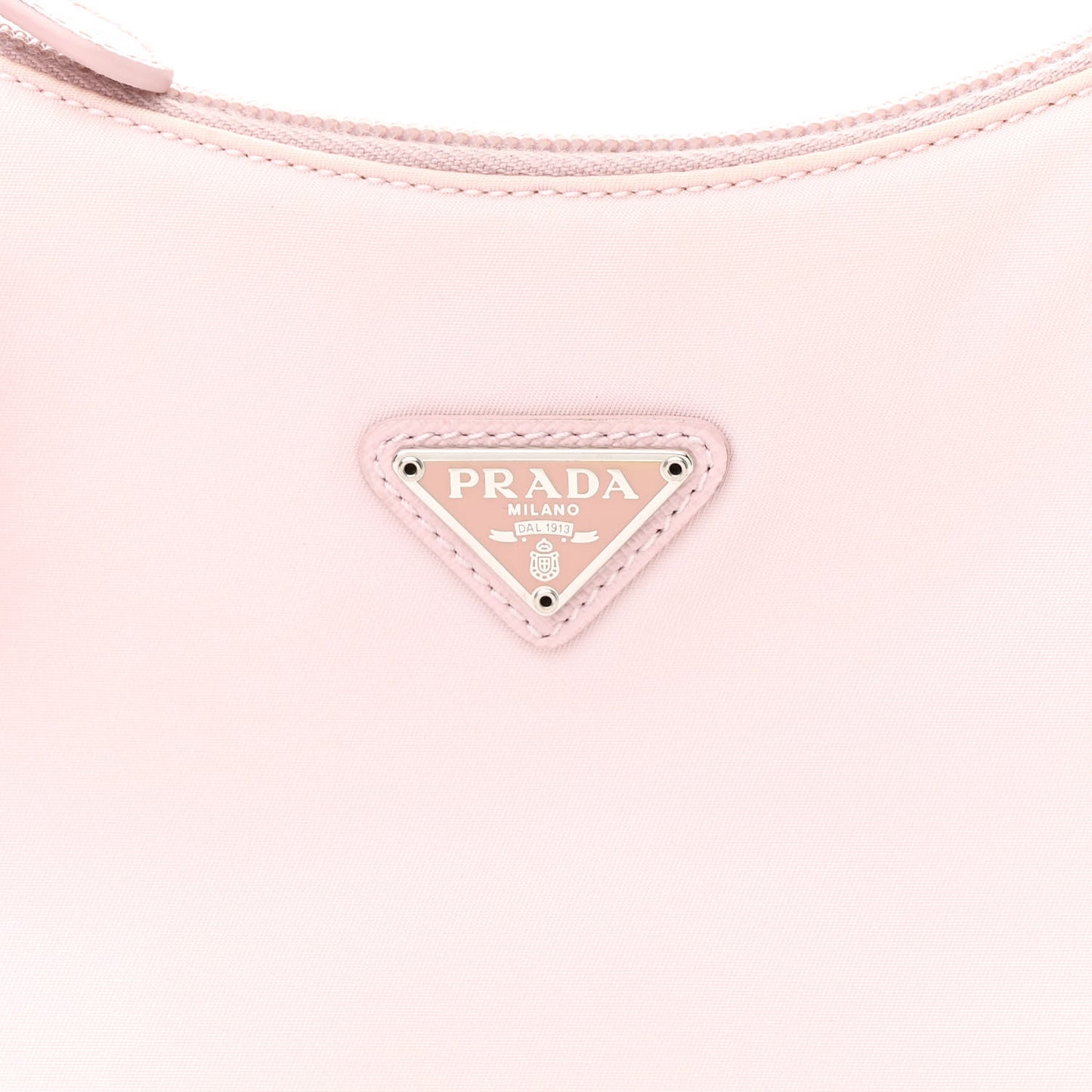 Tessuto Nylon Saffiano Re-Edition 2000 Bag Alabastro