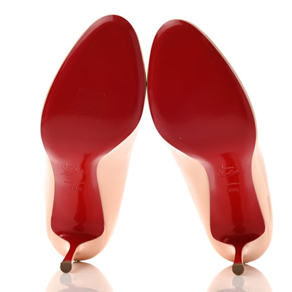 Christian Louboutin Patent Fifetish 85 Pumps 39.5 Poudre 5 of 7