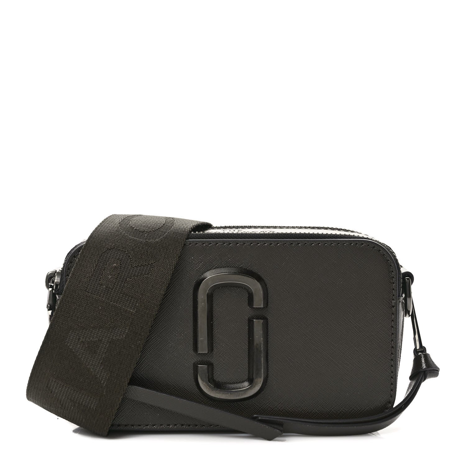 Marc Jacobs Saffiano Small Snapshot Camera Bag Ink Grey 1 of 10
