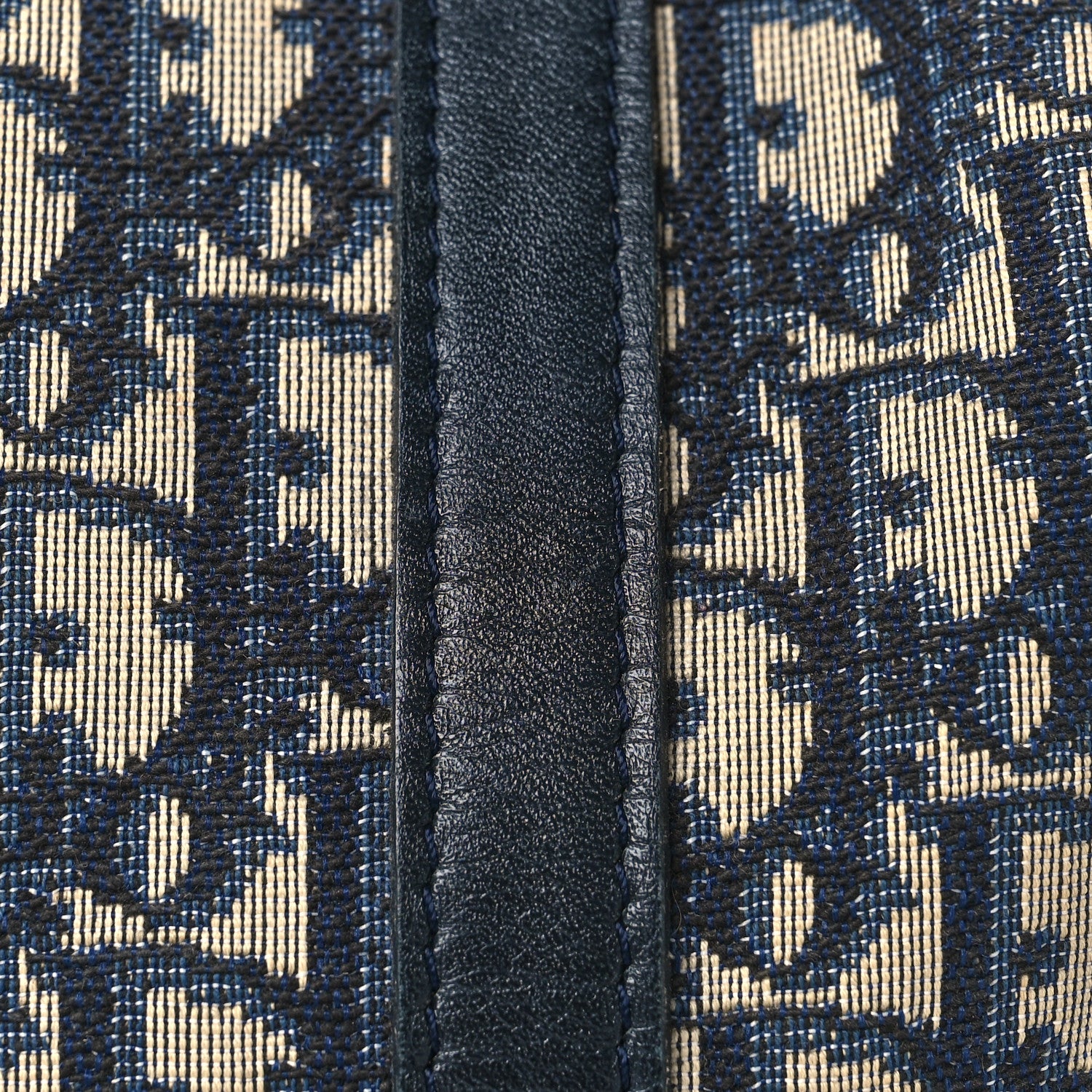 Christian Dior Monogram Boston Navy Blue 12 of 15