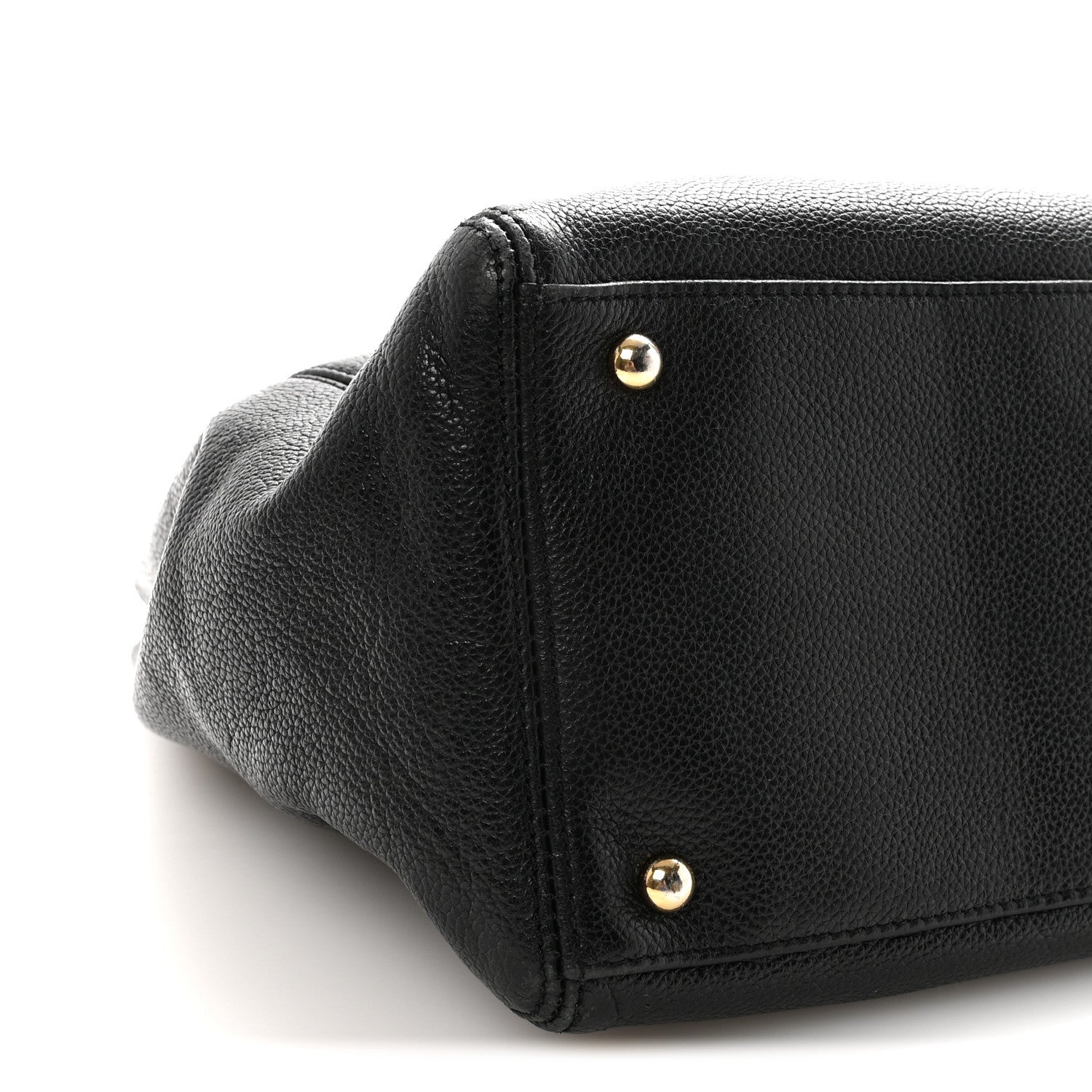 Chanel Calfskin Cerf Executive Shopper Tote Black 9 of 10