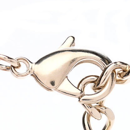 Chanel Crystal Chain CC Link Choker Gold Silver 5 of 7