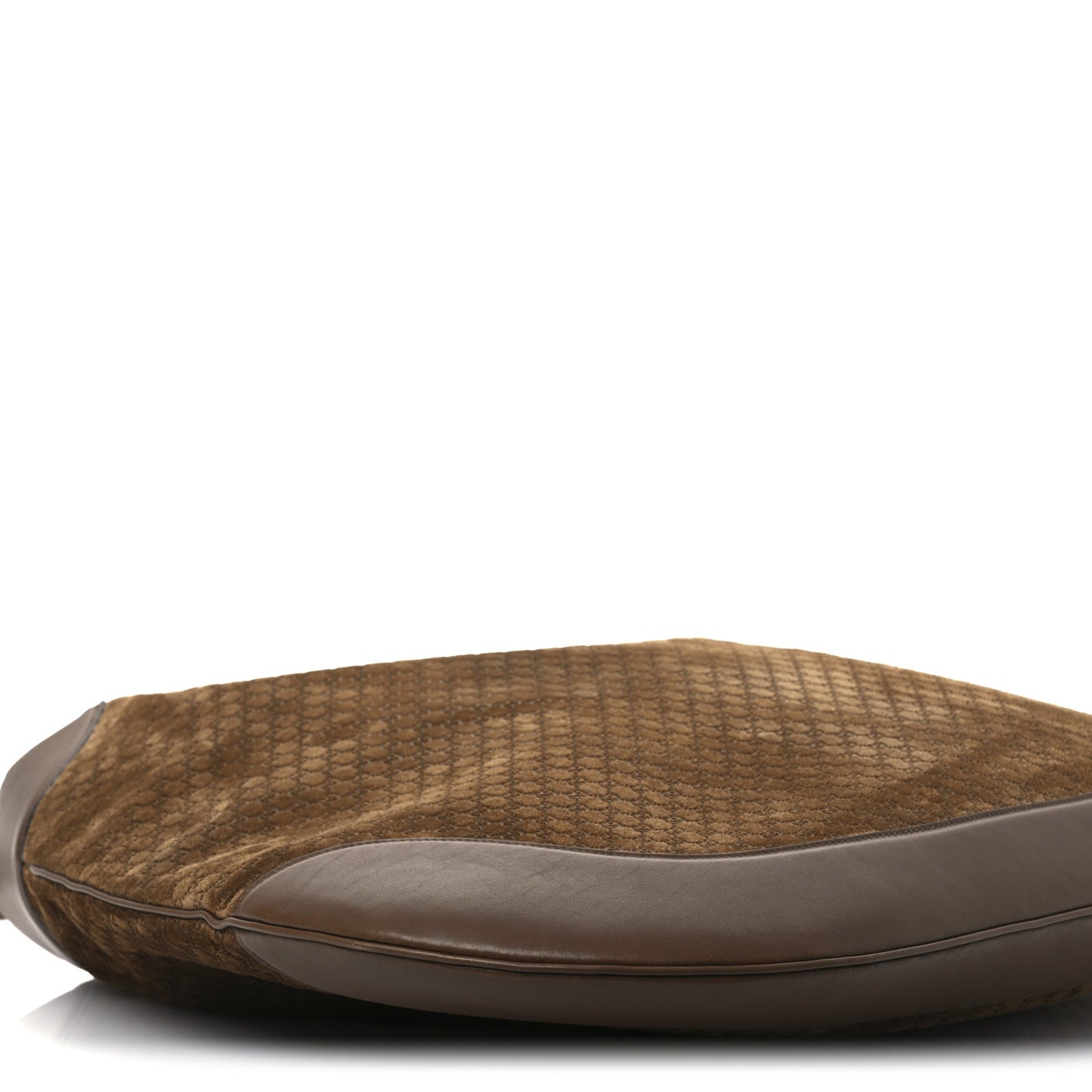 Micro GG Suede B Maxi Shoulder Bag Brown