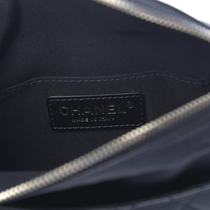 Chanel Lambskin Quilted Waist Bag Fanny Pack Black 6 of 10