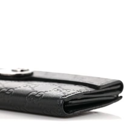 Gucci Guccissima Eclipse Continental Flap Wallet Black 9 of 12