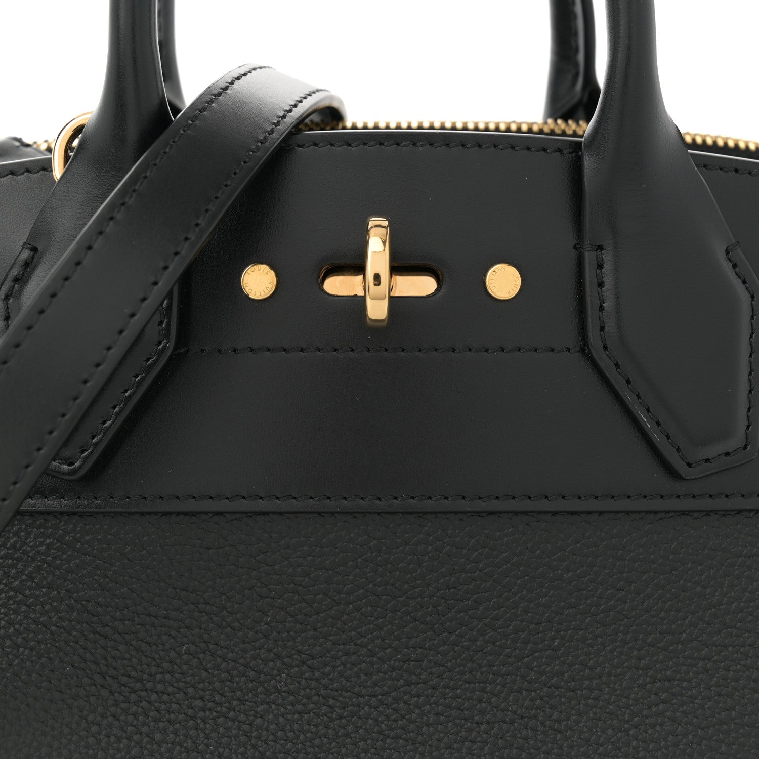 Louis Vuitton Calfskin City Steamer Mini Black 7 of 9