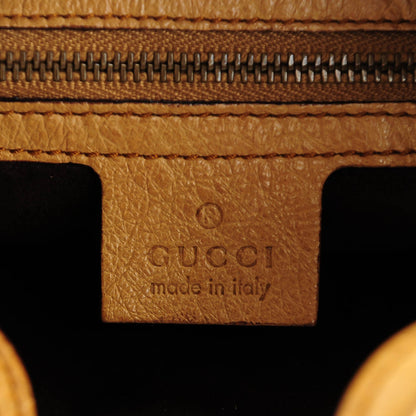 Gucci Ostrich Jackie O Piston Lock Hobo Tan 6 of 7