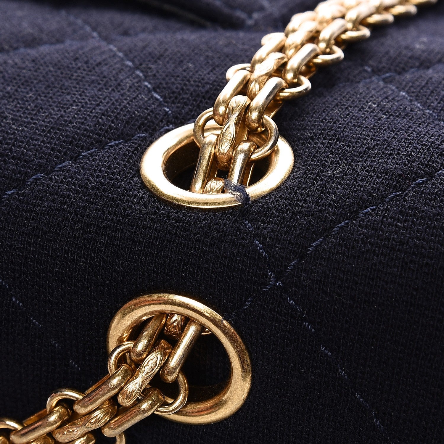 Chanel Jersey Quilted 2.55 Reissue 227 Flap Navy 8 of 10