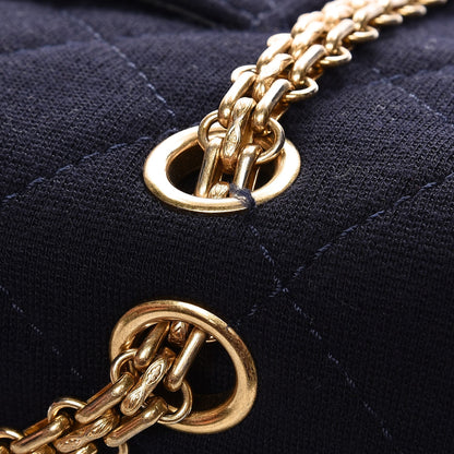 Chanel Jersey Quilted 2.55 Reissue 227 Flap Navy 8 of 10
