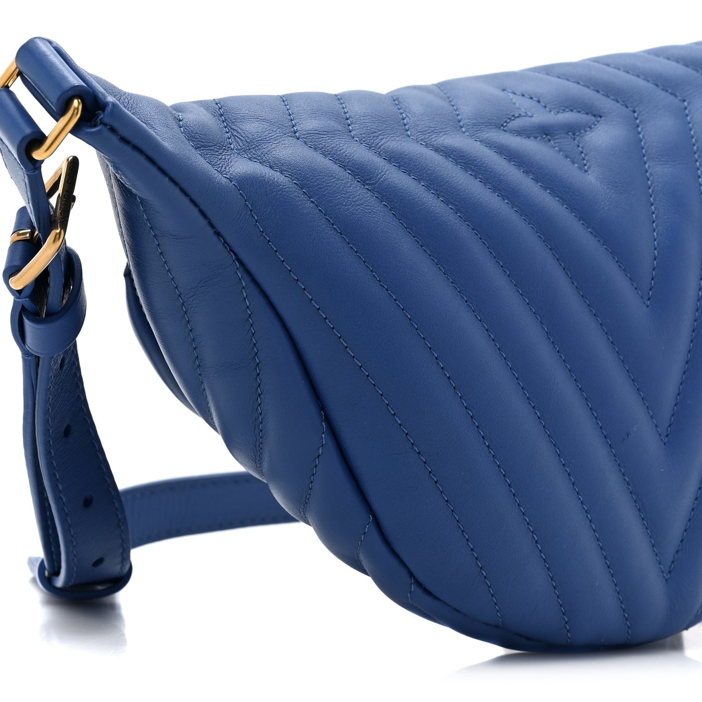 Calfskin New Wave Bumbag Blue Neon