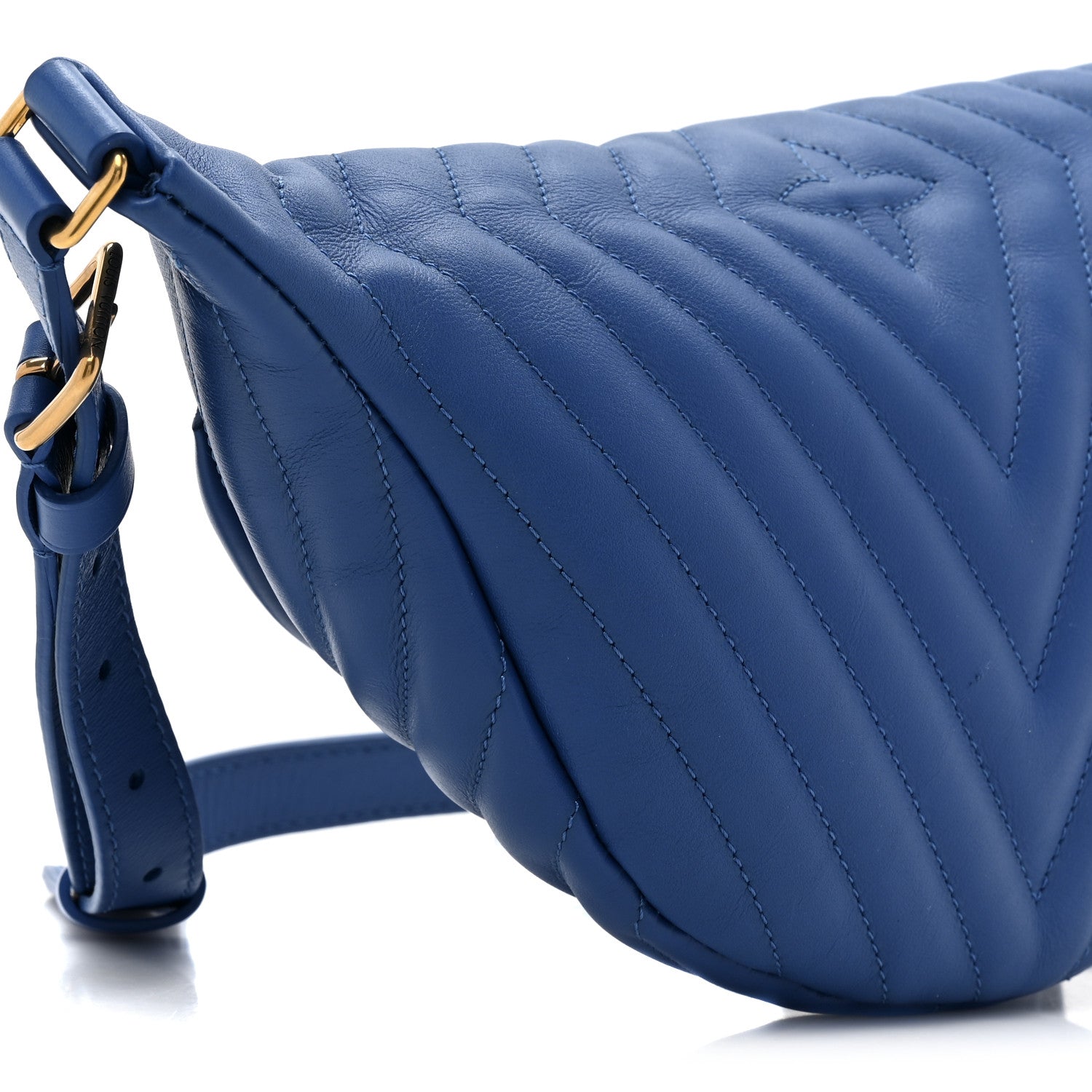 Louis Vuitton Calfskin New Wave Bumbag Blue Neon 10 of 10