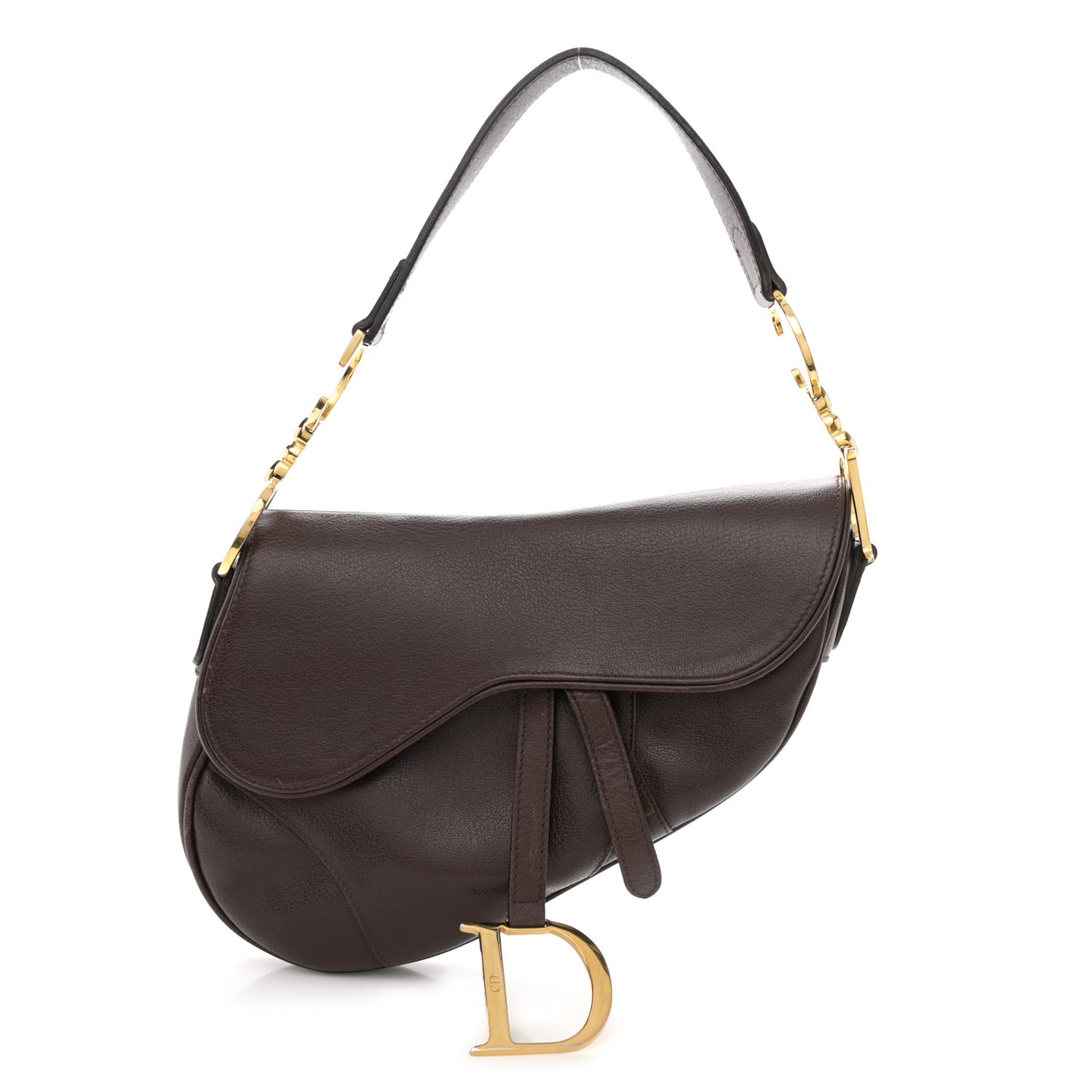 Calfskin Saddle Bag Brown