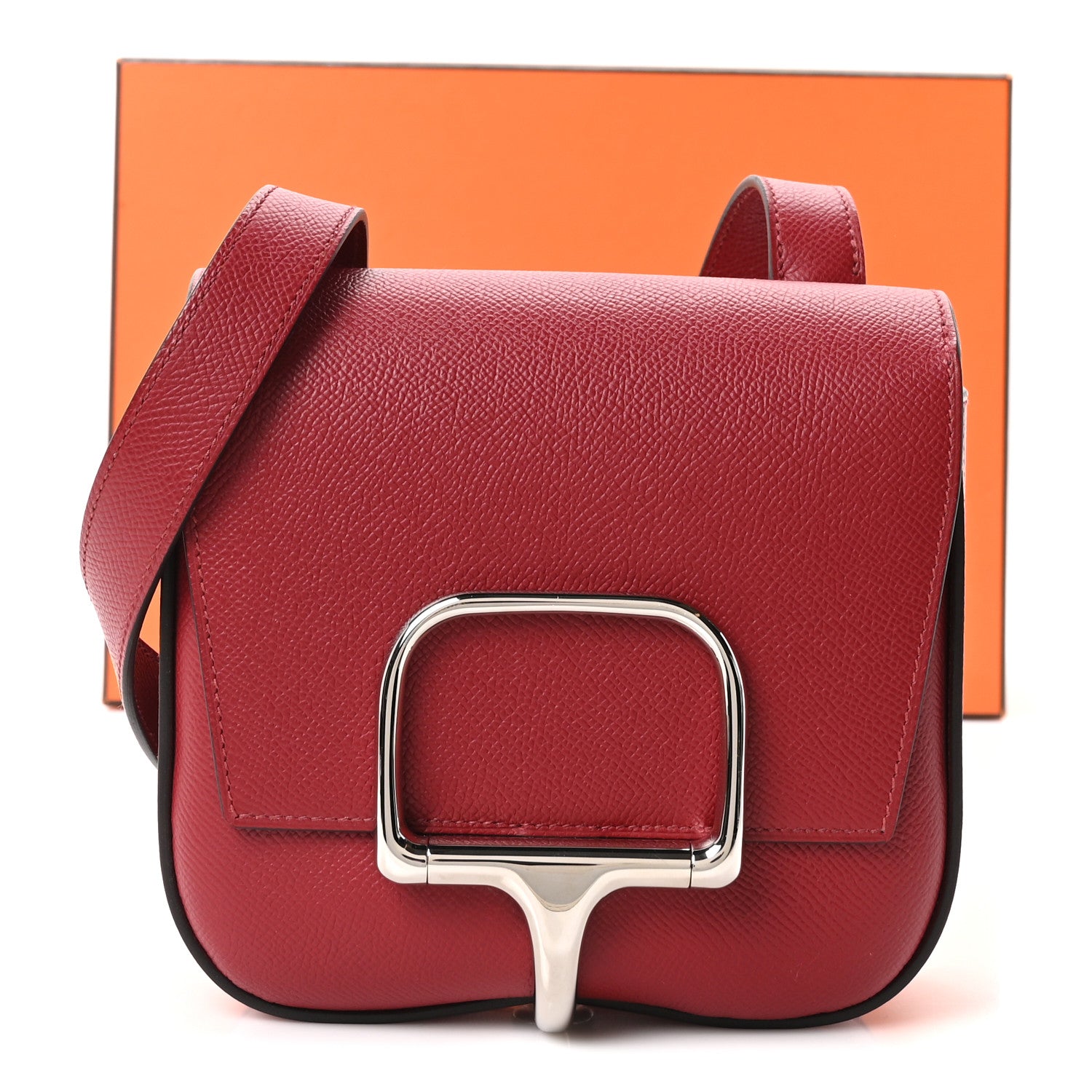 Hermes Epsom Mini Della Cavalleria Rouge Grenat 11 of 11