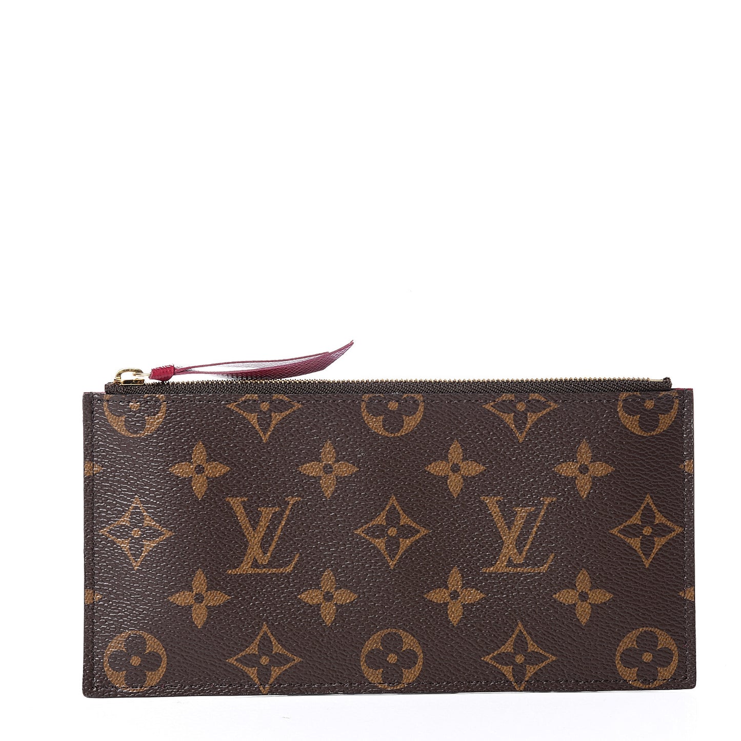 Monogram Pochette Felicie Chain Wallet Fuchsia