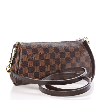 Louis Vuitton Damier Ebene Eva Clutch 3 of 10