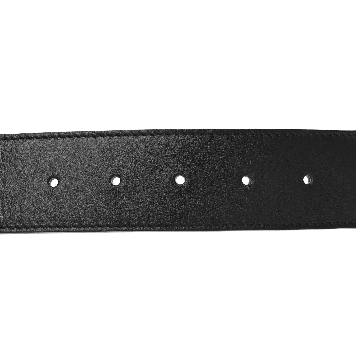 Gucci Nylon Calfskin Double G Web 40mm Belt 75 30 Green Red Dark Cocoa 3 of 5