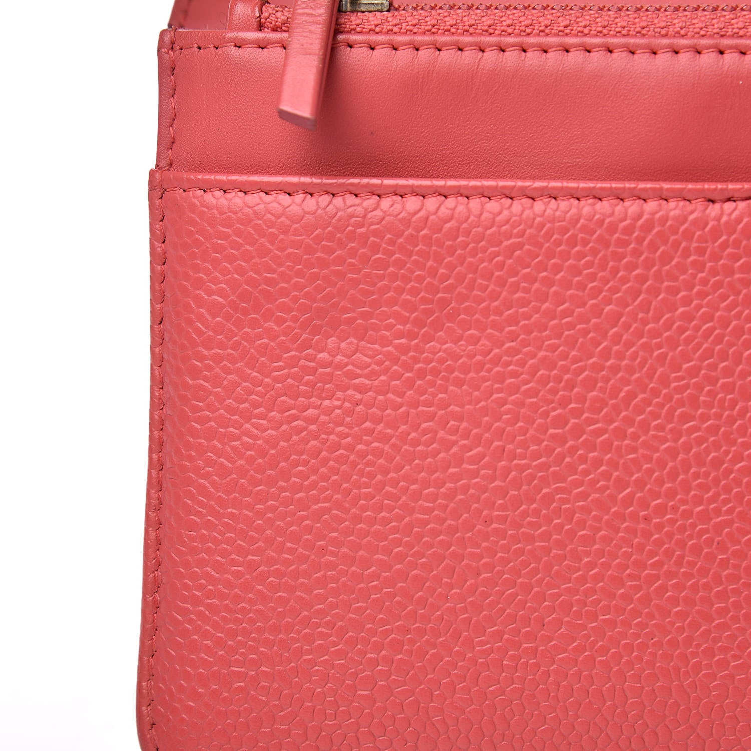 Chanel Caviar Timeless CC Wallet On Chain WOC Pink 19 of 19