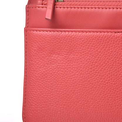 Chanel Caviar Timeless CC Wallet On Chain WOC Pink 19 of 19