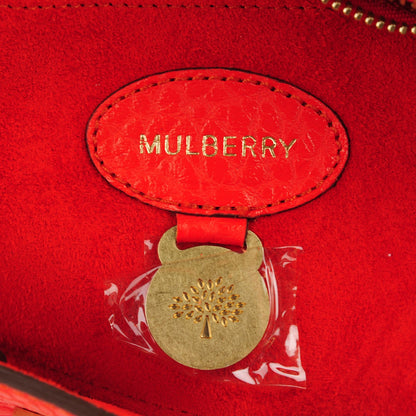 Mulberry Shiny Grain Bayswater Flame 6 of 8