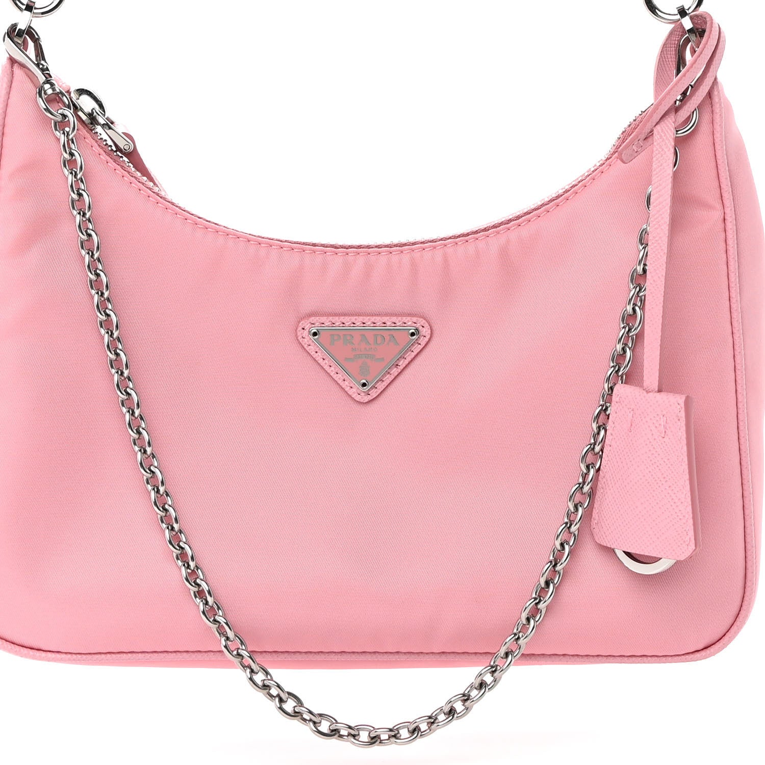 Prada Nylon Re-Edition 2005 Shoulder Bag Rosa 8 of 12