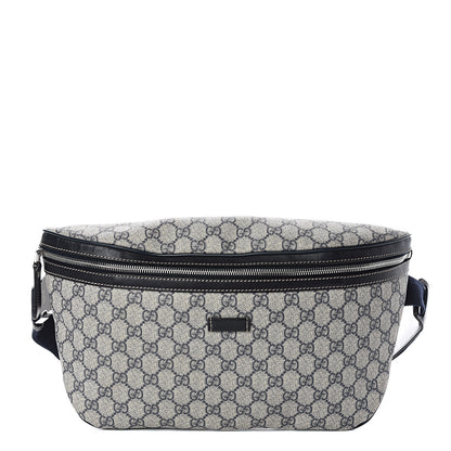 Gucci GG Supreme Monogram Belt Bag Navy 1 of 9