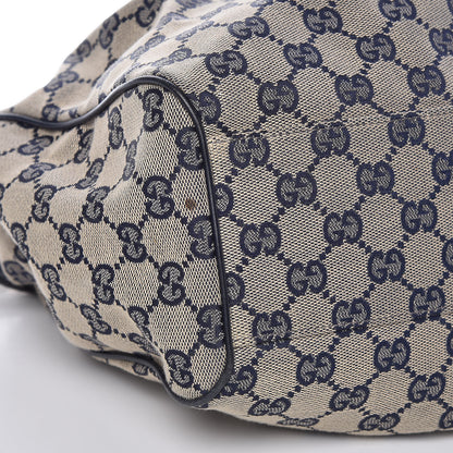 Gucci Monogram Medium Sukey Tote Navy 10 of 12