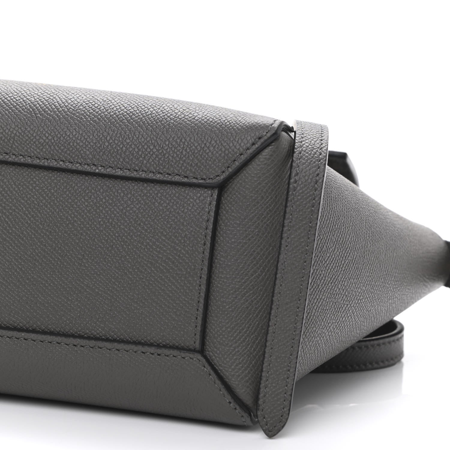 Celine Grained Calfskin Nano Belt Bag Grey 10 of 11