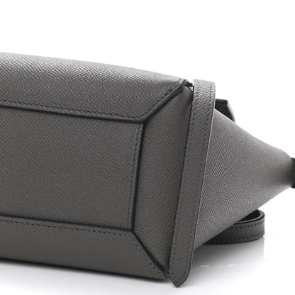 Celine Grained Calfskin Nano Belt Bag Grey 10 of 11