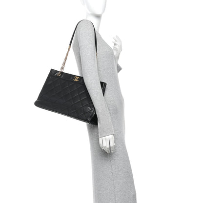 Chanel Caviar Quilted Shopping Tote Black 2 of 10
