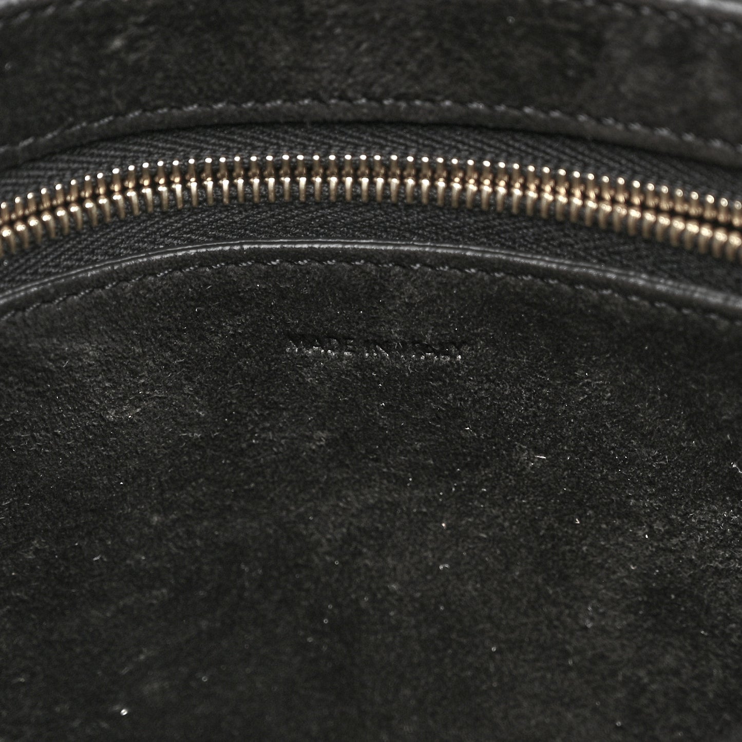 Soft Grained Calfskin Sangle Bucket Bag Black