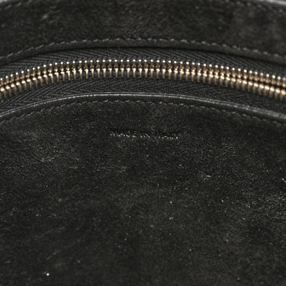Celine Soft Grained Calfskin Sangle Bucket Bag Black 6 of 9
