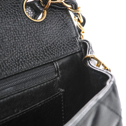 Chanel Caviar Quilted Medium Single Flap Black 7 of 10