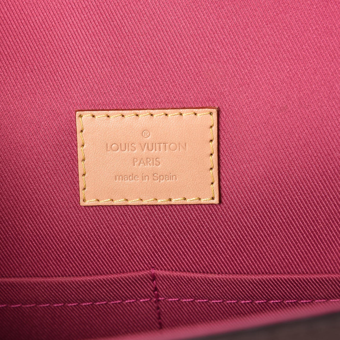 Monogram Cluny BB Bordeaux Fuchsia