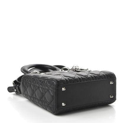 Christian Dior Lambskin Cannage Small Lucky Badges My Lady Dior Black 4 of 9