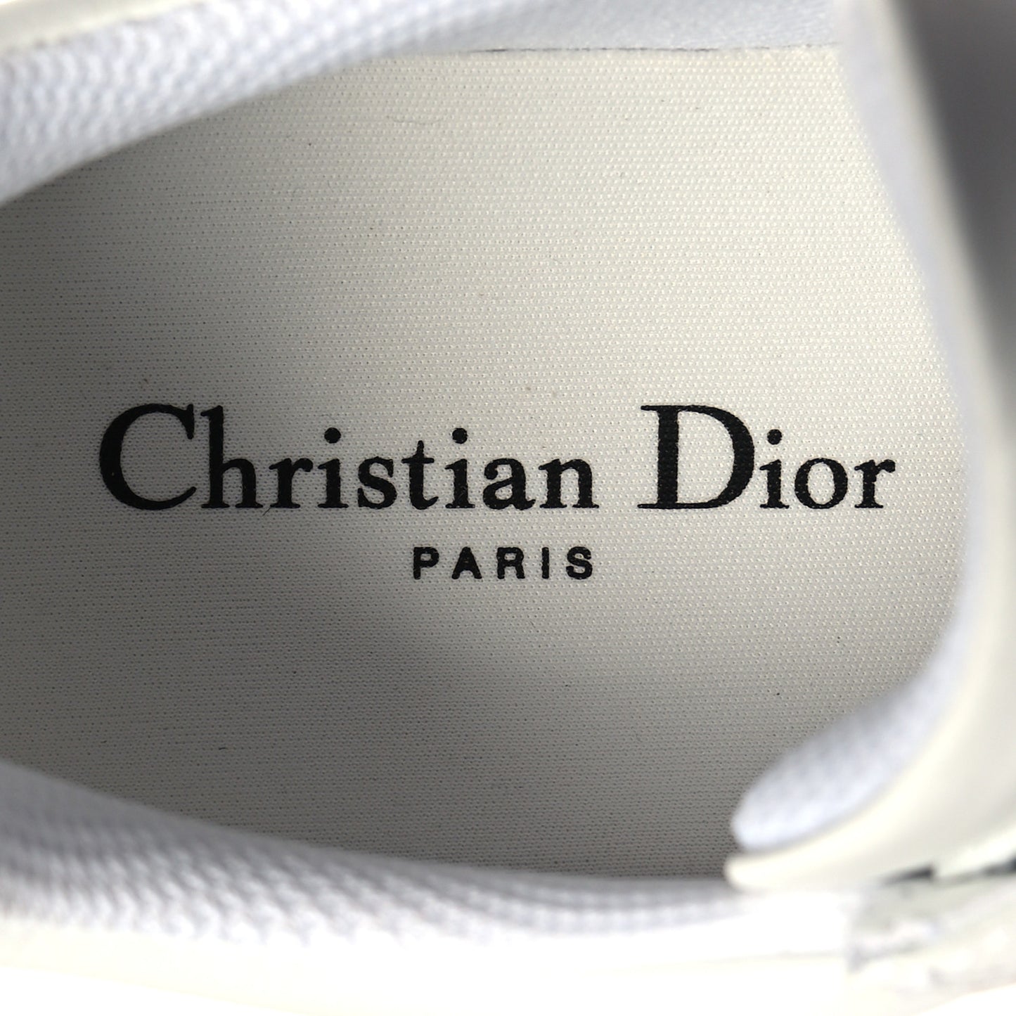 Calfskin Suede Dior Star Low Top Sneakers 37 White Black
