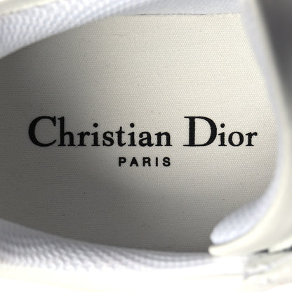Christian Dior Calfskin Suede Dior Star Low Top Sneakers 37 White Black 8 of 9