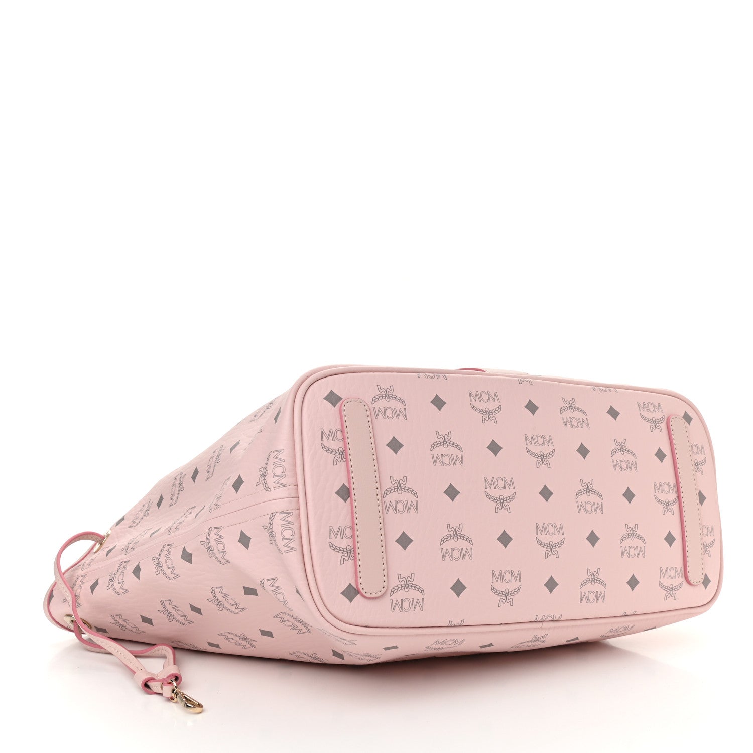 MCM Visetos Medium Liz Reversible Shopper Tote Powder Pink 5 of 16