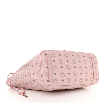 MCM Visetos Medium Liz Reversible Shopper Tote Powder Pink 5 of 16