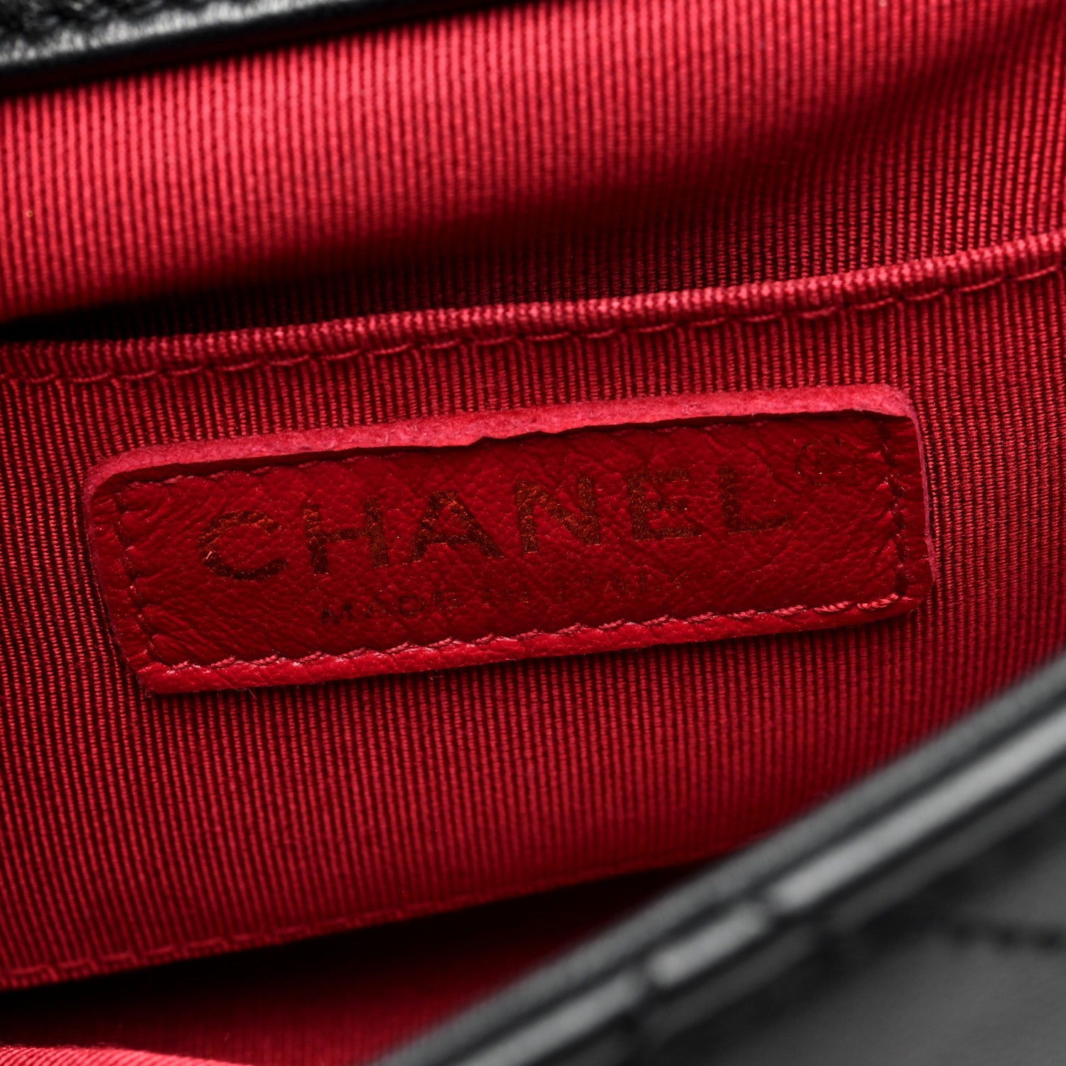 Chanel Lambskin Quilted Small Circular Handle Bag Black 6 of 10