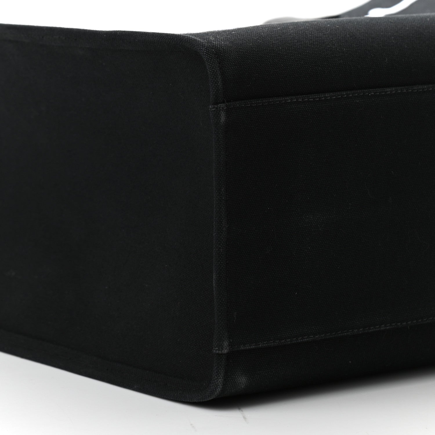 Versace Canvas Suppler Calfskin Cabas GV Signature Tote Black 9 of 10