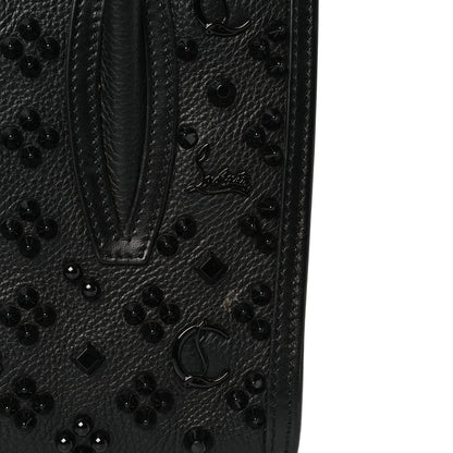 Christian Louboutin Calfskin Spikes Loubinthesky Mini Paloma Black 10 of 10