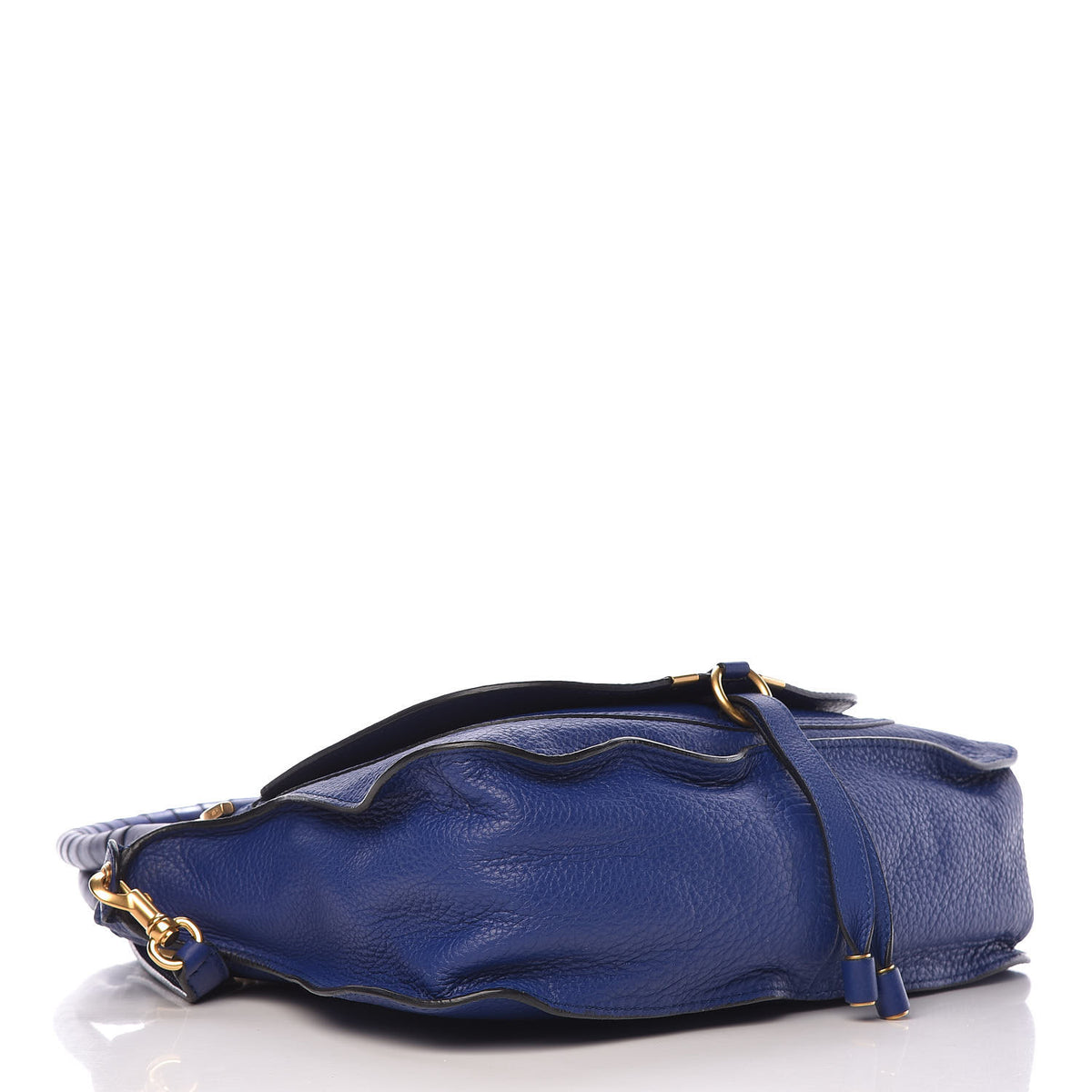 Calfskin Medium Marcie Satchel Storm Blue