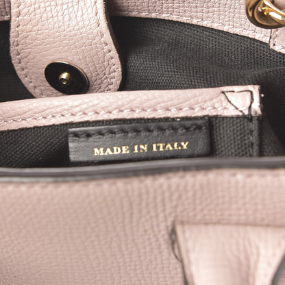 Burberry Grainy Calfskin House Check Small Banner Tote Pale Orchid 9 of 13