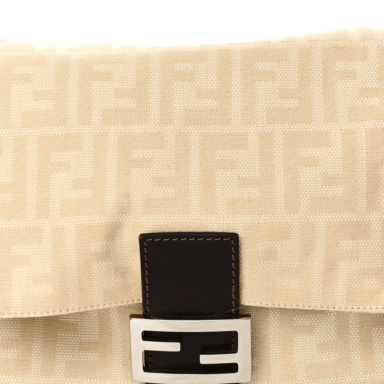 Fendi Zucca Mama Baguette Beige 7 of 9