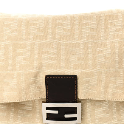 Fendi Zucca Mama Baguette Beige 7 of 9