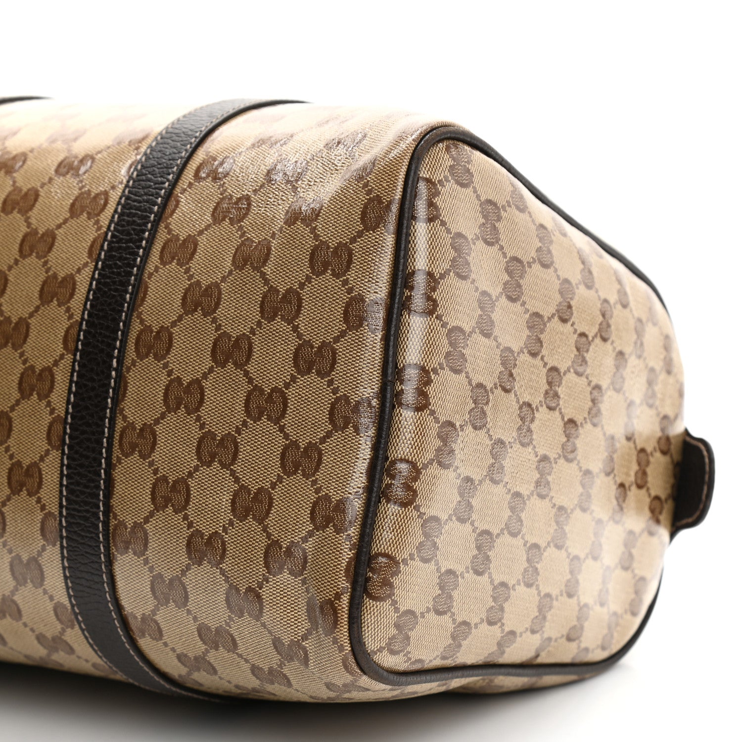Gucci Crystal Monogram Medium Joy Boston Dark Brown 10 of 11