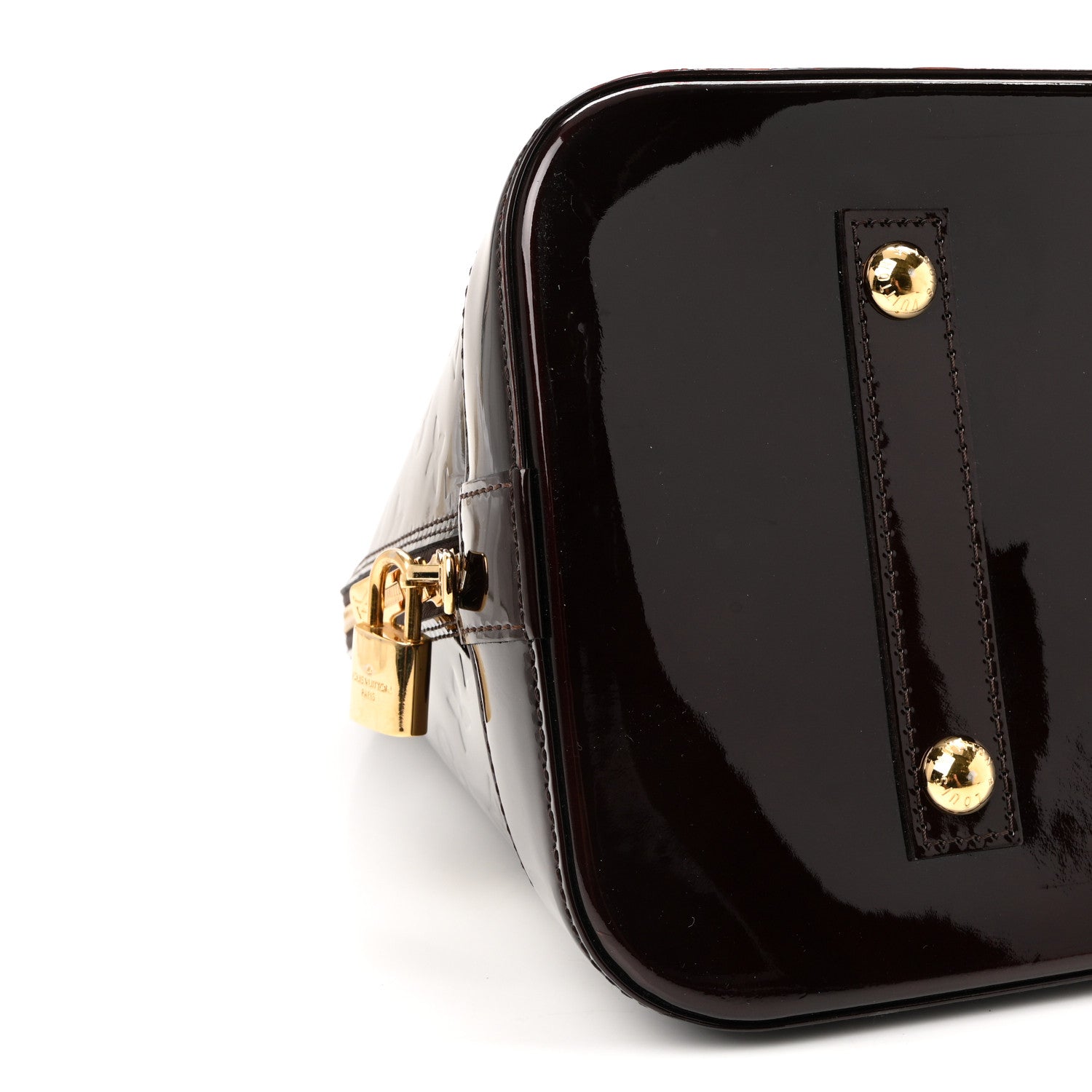 Louis Vuitton Vernis Alma GM Amarante 8 of 9