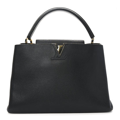 Louis Vuitton Taurillon Capucines GM Black 1 of 9